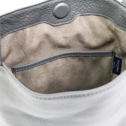 PELLE MORBIDA（ペッレ モルビダ）ワンハンドルバッグ 巾着【チャコールグレー】国内正規品