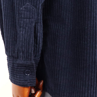 East Harbour Surplus（イースト ハーバー サープラス）太畝コーデュロイ ワークジャケット カヴァーオール【ネイビー】国内正規品