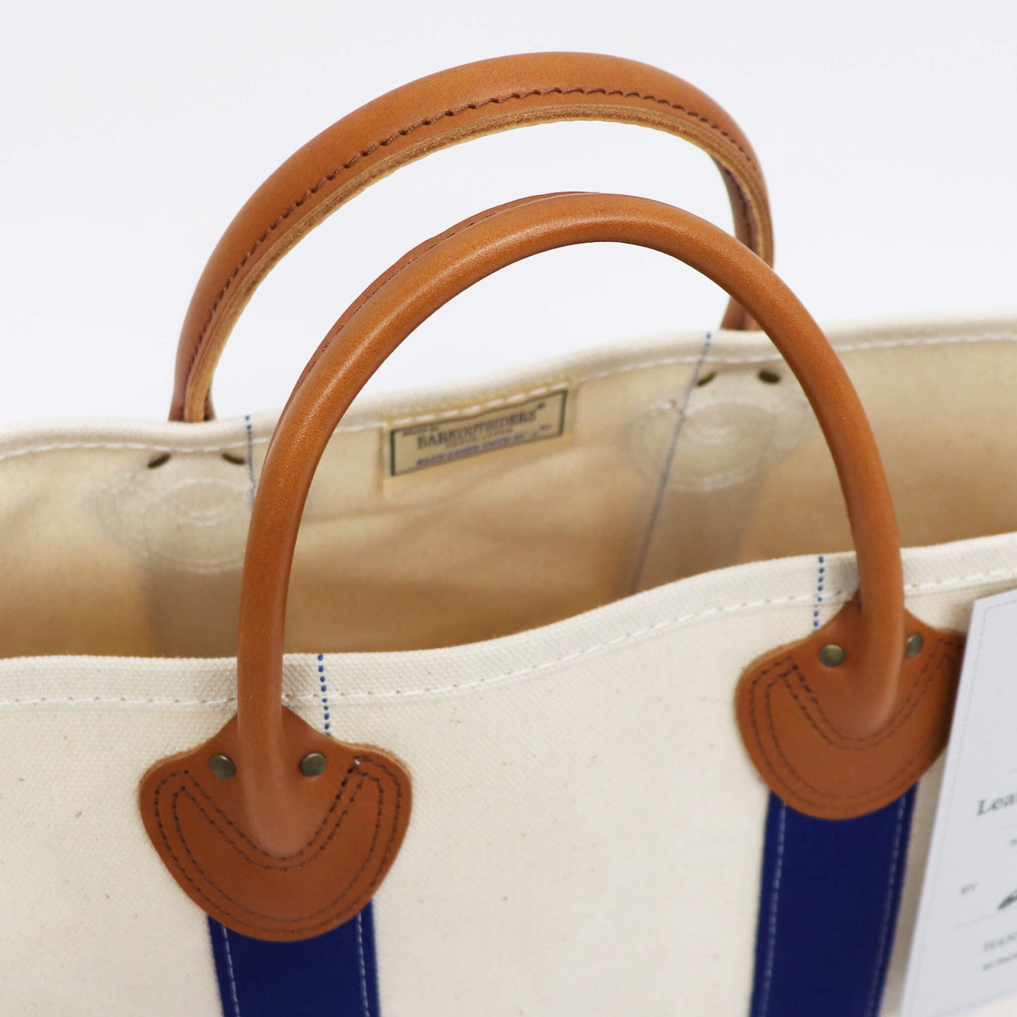 Barkoutsiders（バークアウトサイダーズ）Leather Handle Tote 80's Tall【ブルー】国内正規品