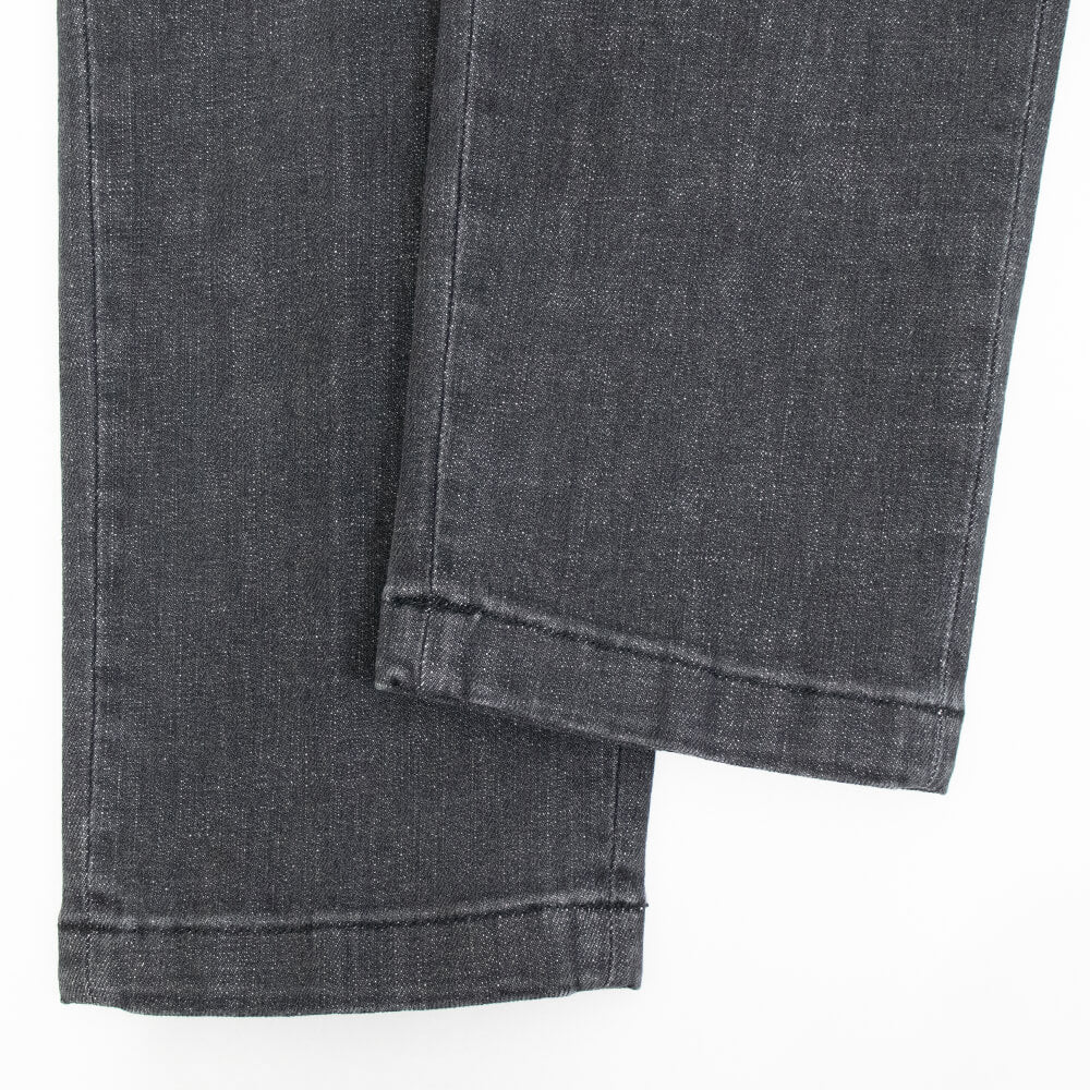YCHAI（イカイ）ROBUSTO ロブスト テーパードフィット ストレッチ デニム スラックス【ブラック】国内正規品