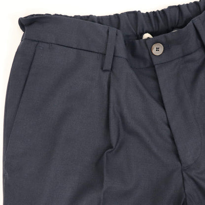 DEVORE（デヴォレ）ウールストレッチ パンツ【ネイビー】国内正規品