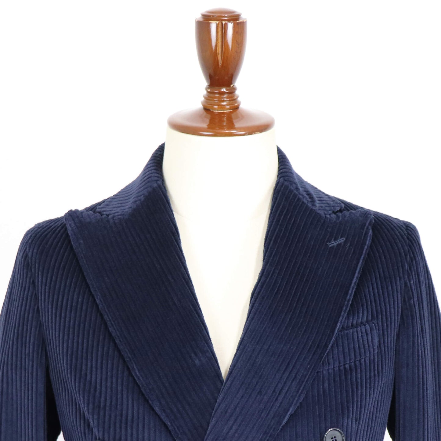 Errico Formicola（エリコ フォルミコラ）MARCO DP 太畝コーデュロイダブルジャケット【ネイビー】国内正規品