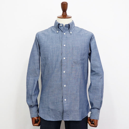 INDIVIDUALIZED SHIRTS（インディヴィジュアライズド シャツ）ボタンダウンシャツ 【シャンブレー】国内正規品