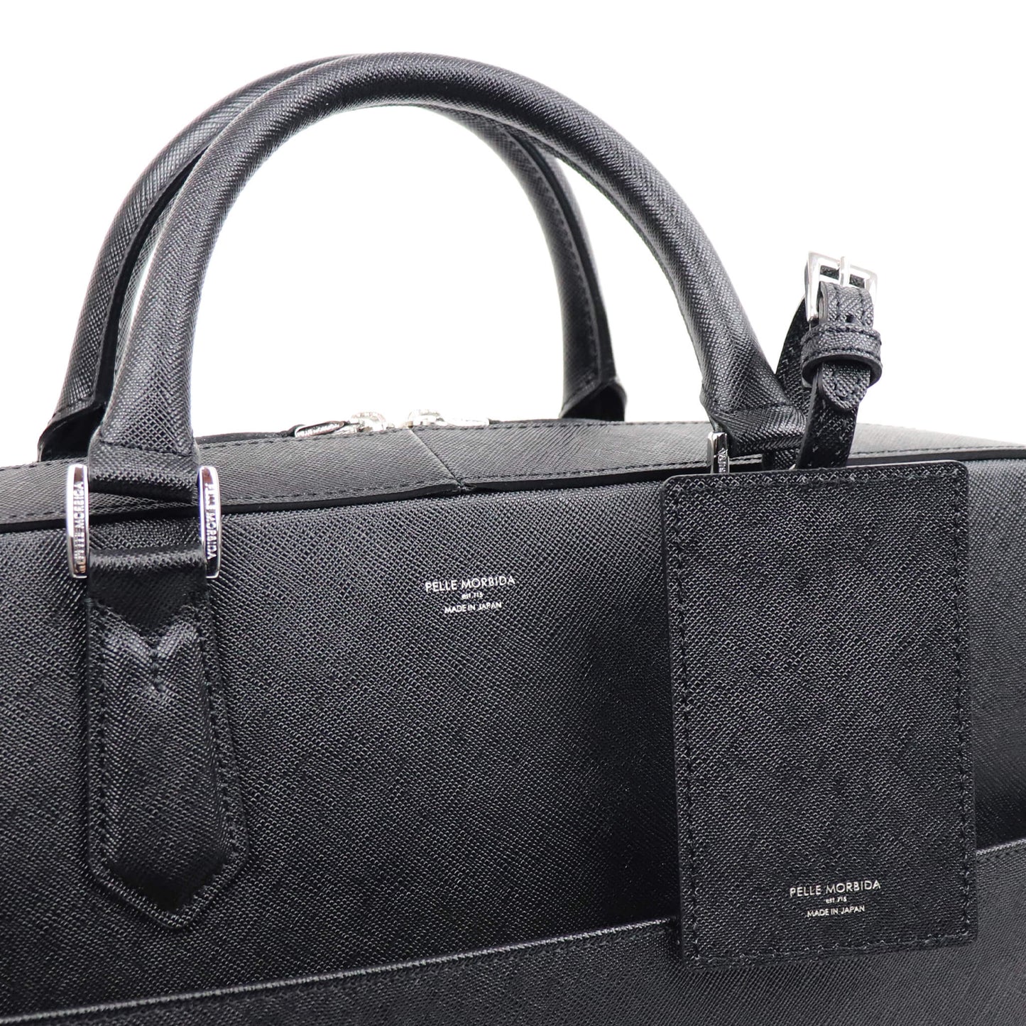 PELLE MORBIDA（ペッレ モルビダ）Capitano ブリーフバッグ【ブラック】国内正規品