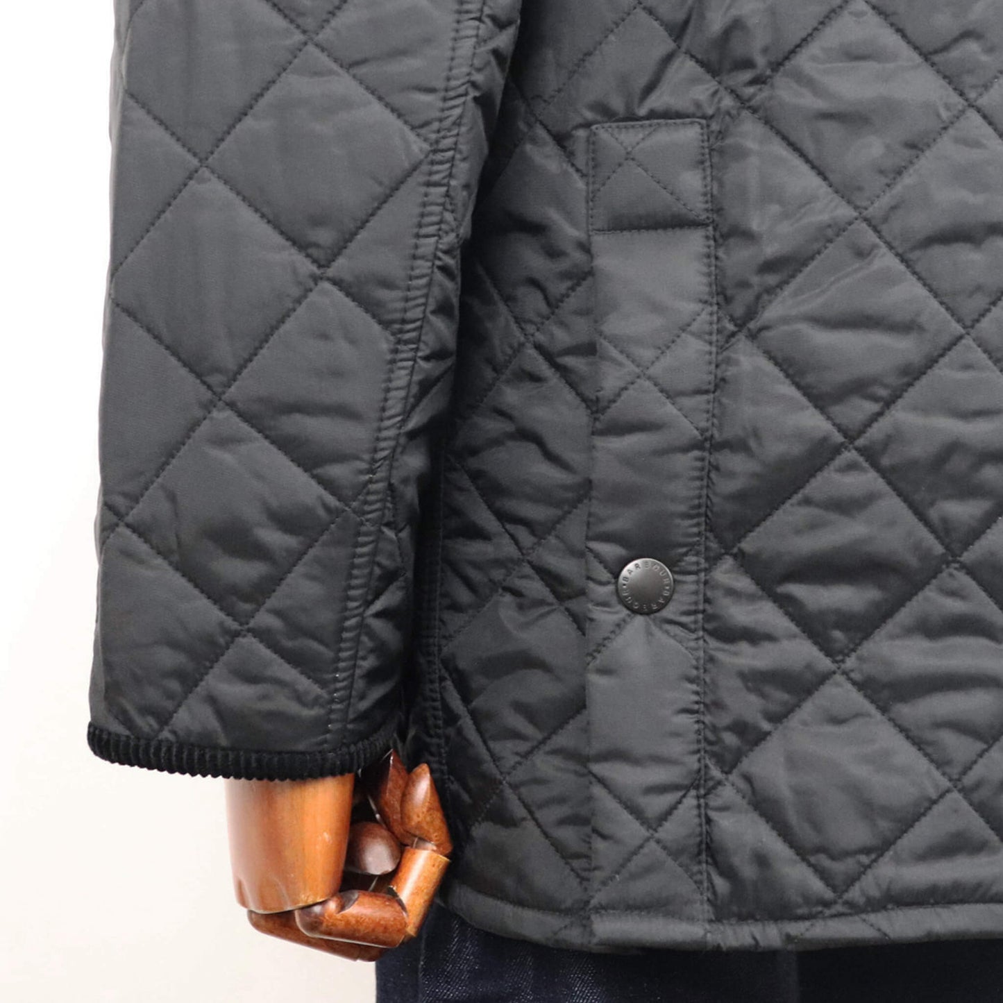 Barbour（バブアー）Bedale / ビデイル キルティング ブルゾン【ブラック】国内正規品