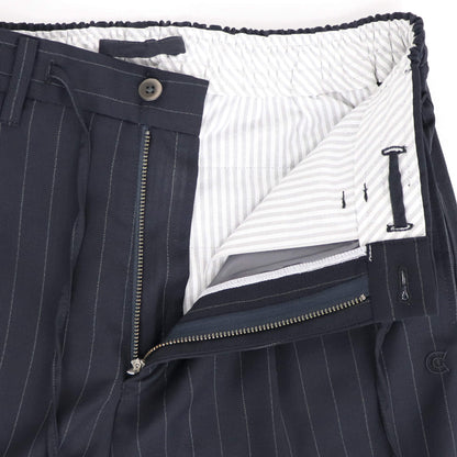 COLONY CLOTHING（コロニークロージング）イージーパンツ セットアップ ワンプリーツ【ネイビーストライプ】国内正規品