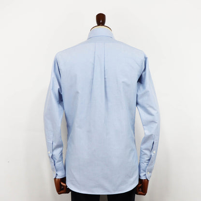 INDIVIDUALIZED SHIRTS（インディヴィジュアライズド シャツ）Giotto 別注 STANDARD FIT スタンダードフィット ボタンダウン コットン オックスフォードシャツ【サックス】国内正規品