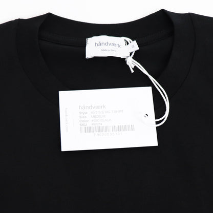 handvaerk（ハンドバーク）クルーネック ポケット付き Tシャツ【ブラック】国内正規品