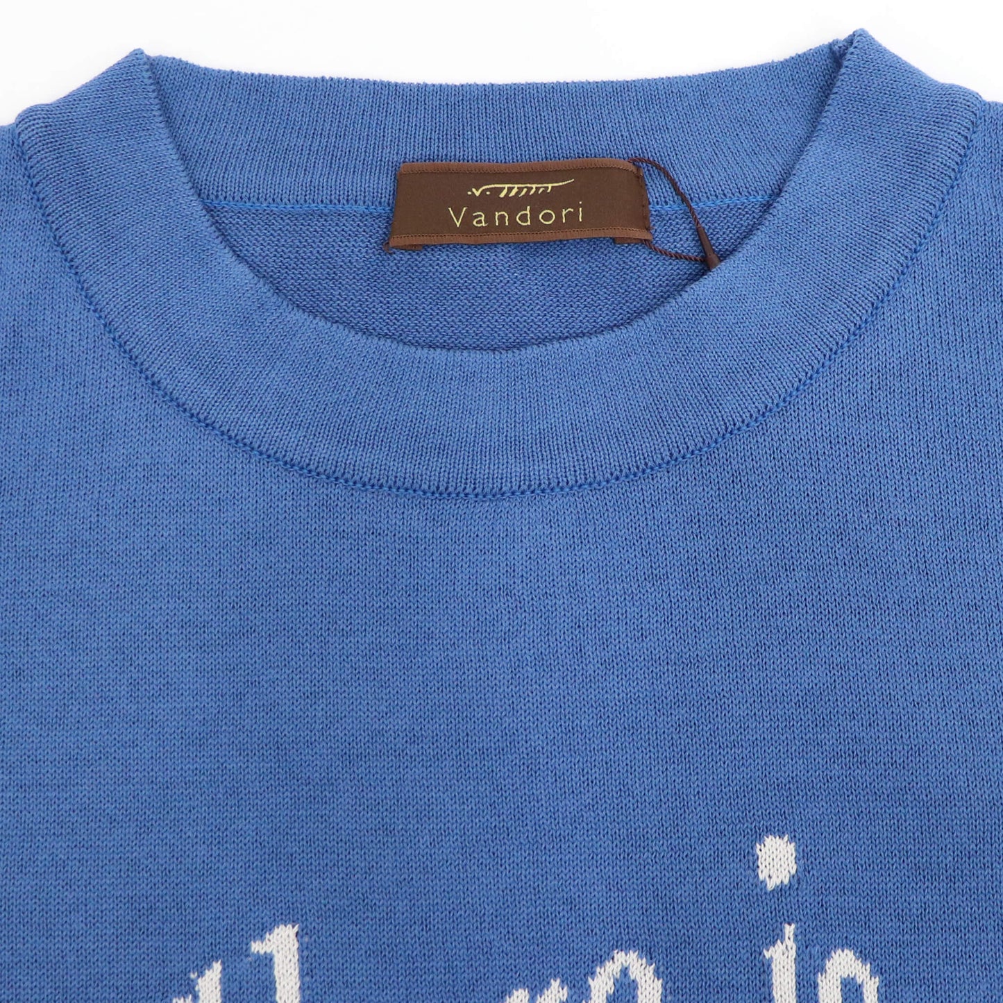 Vandori（ヴァンドリ）レタード ドレスニットTシャツ【ブルー×シルバー】国内正規品