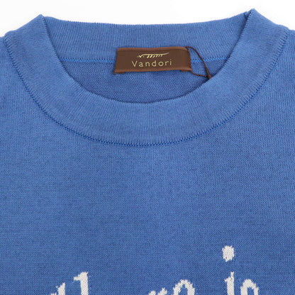 Vandori（ヴァンドリ）レタード ドレスニットTシャツ【ブルー×シルバー】国内正規品