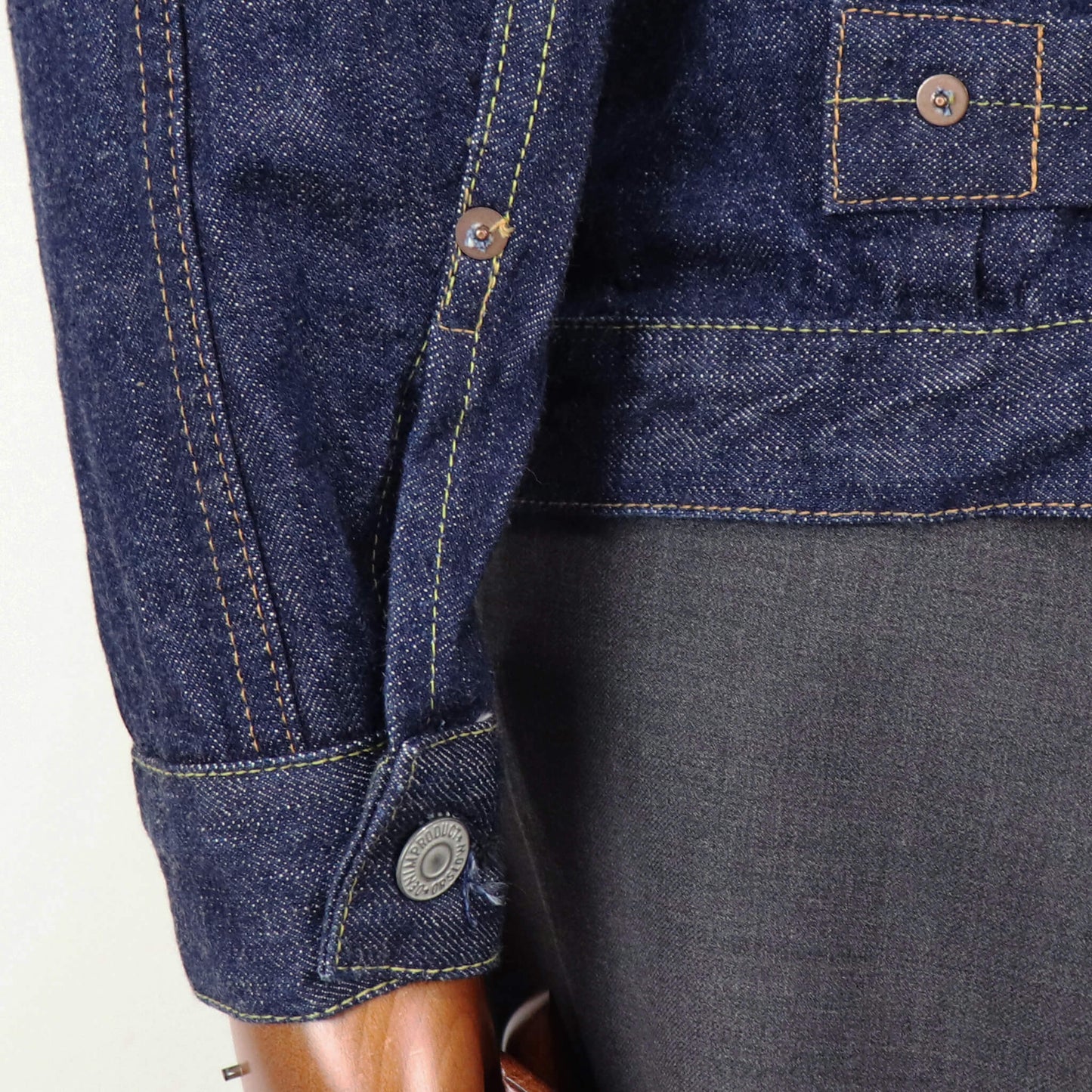 orSlow（オアスロウ）TYPE1 PLEATED FRONT DENIM BROUSE 03-6011 デニムトラッカージャケット【DENIM ONE WASH】国内正規品