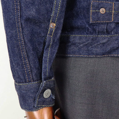 orSlow（オアスロウ）TYPE1 PLEATED FRONT DENIM BROUSE 03-6011 デニムトラッカージャケット【DENIM ONE WASH】国内正規品