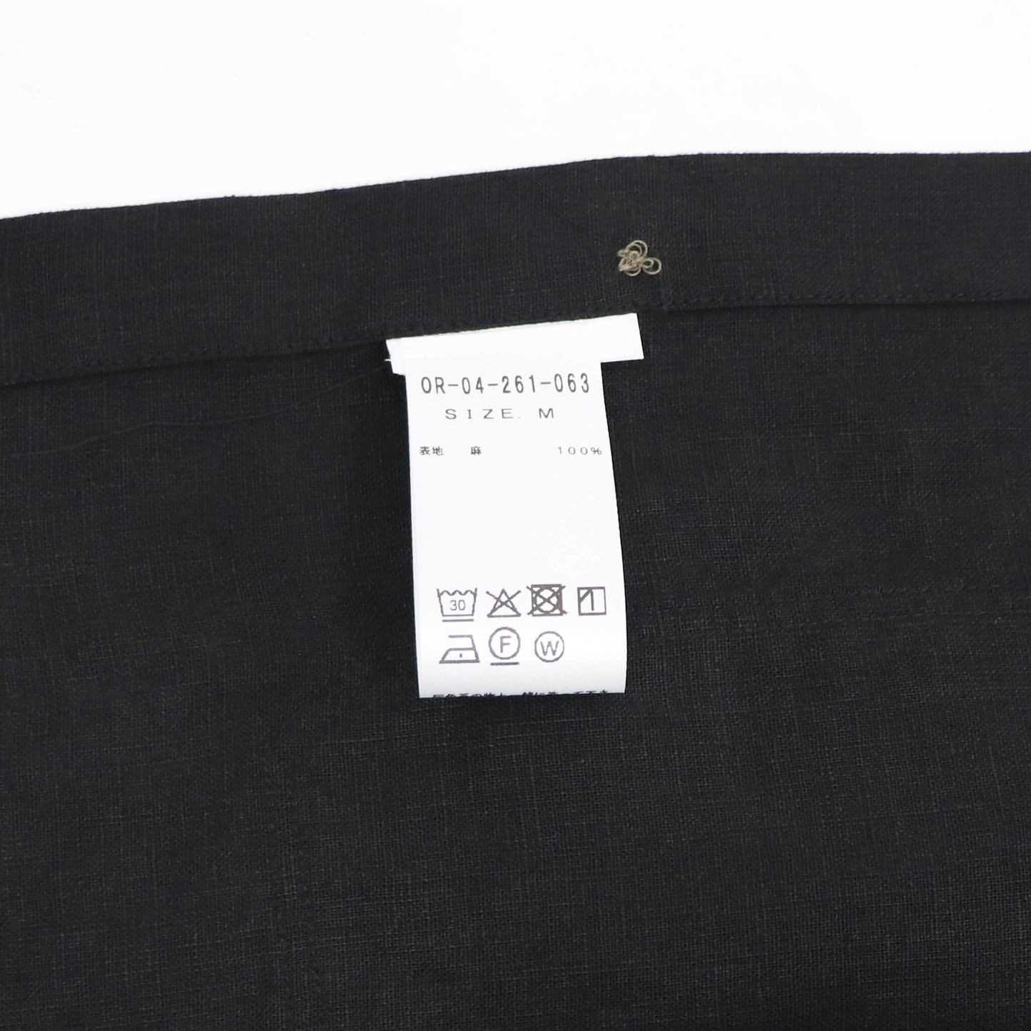 ORIAN（オリアン）RARMY リネン カバーオール チョアジャケット【ブラック】国内正規品