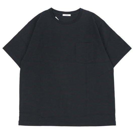 THE SOLE（ザソール）スビンコットン ポケット付きTシャツ【ブラック】国内正規品