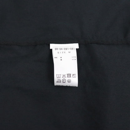 ORIAN（オリアン）リネンコットン カプリシャツ【ブラック】国内正規品