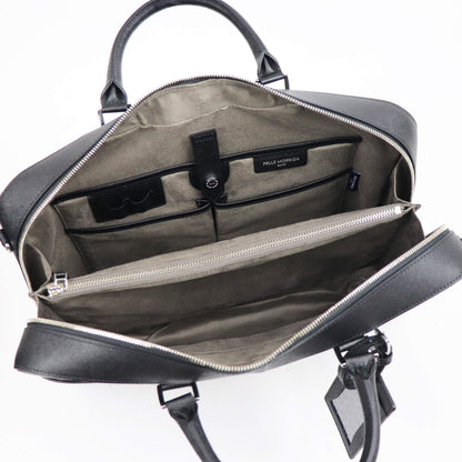 PELLE MORBIDA（ペッレ モルビダ）Capitano ブリーフバッグ【ブラック】国内正規品