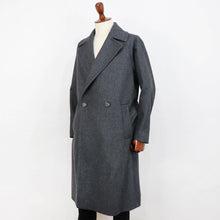 画像をギャラリービューアに読み込む, hevo（イーヴォ）BRINDISI ブリンディジ ダブルブレスト ベルテッド ウール コート【チャコールグレー】国内正規品
