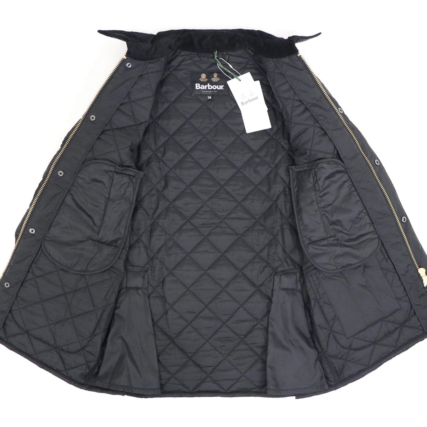 Barbour（バブアー）Bedale / ビデイル キルティング ブルゾン【ブラック】国内正規品