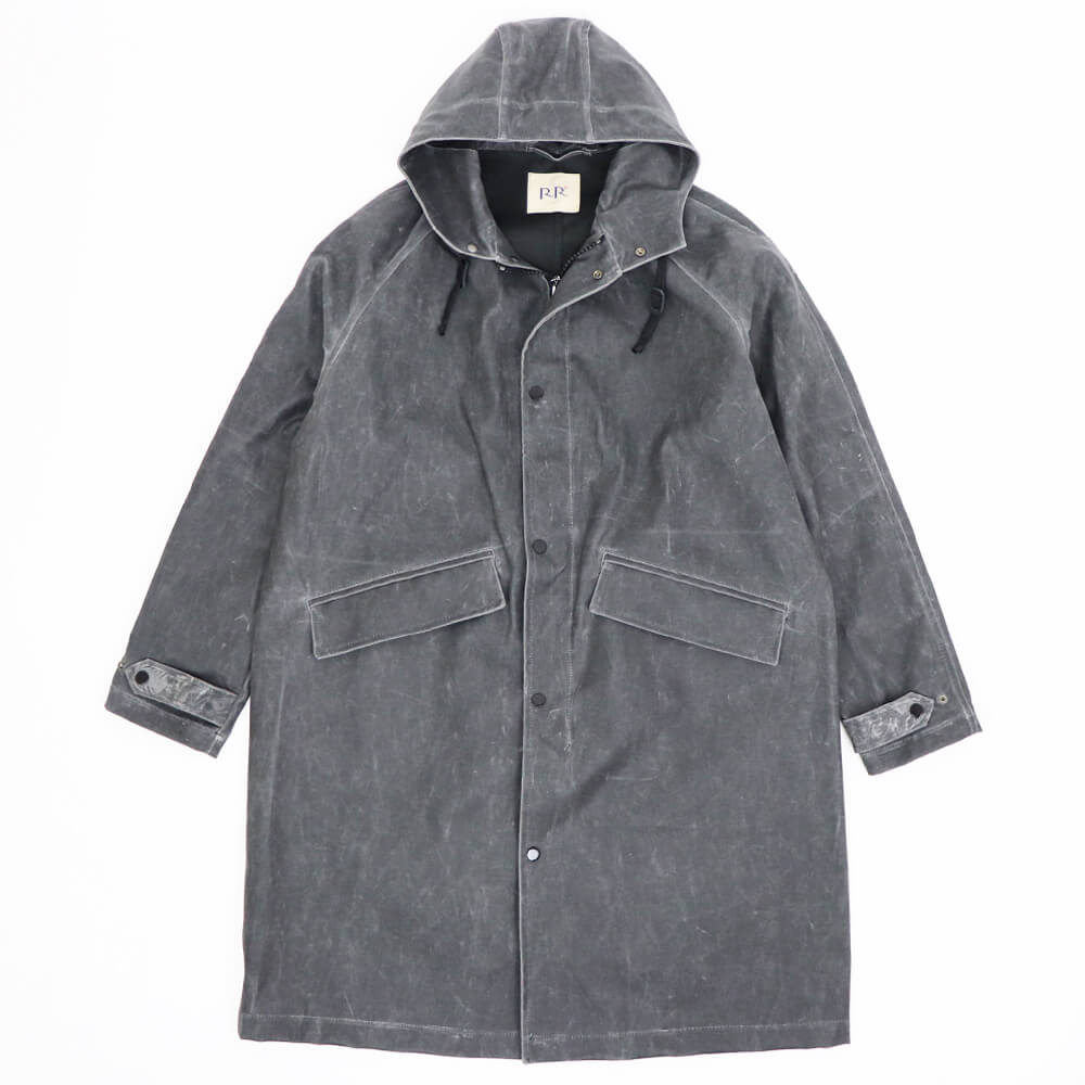 RR（アールアール）フーデットコート【チャコール】国内正規品