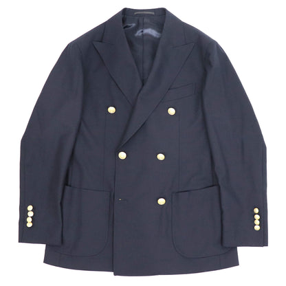 Giotto（ジオット）ダブルブレストジャケット ホップサック【ネイビー】国内正規品
