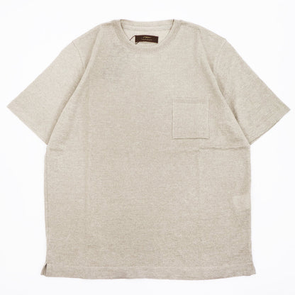 Vandori（ヴァンドリ）リネンコットンニット Tシャツ【ベージュ】国内正規品
