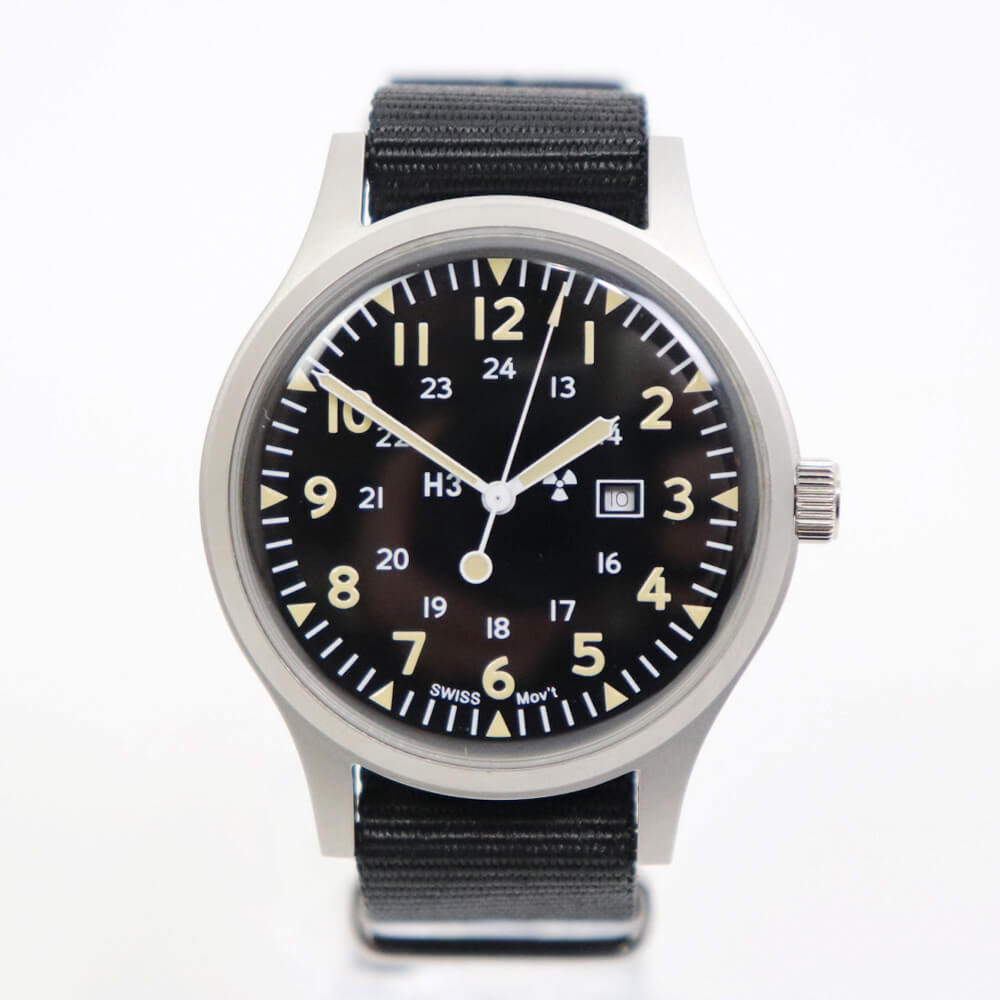 NAVAL WATCH（ナバルウォッチ）Naval military watch Mil.-01B US Force Type 【ブラック&カーキ】国内正規品
