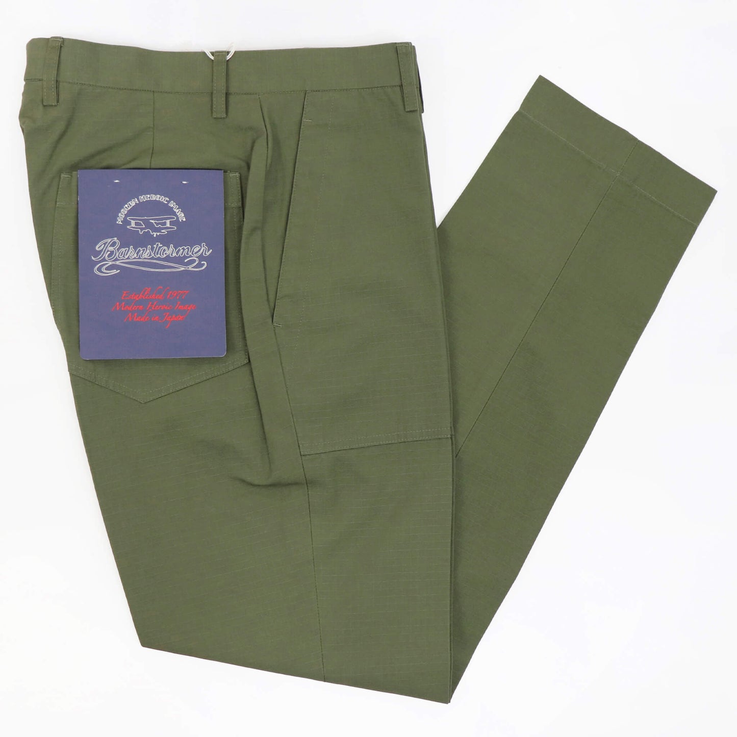 BARNSTORMER（バーンストーマー）RIPSTOP DRESS FATIGUE 1313KSP【オリーブ】国内正規品