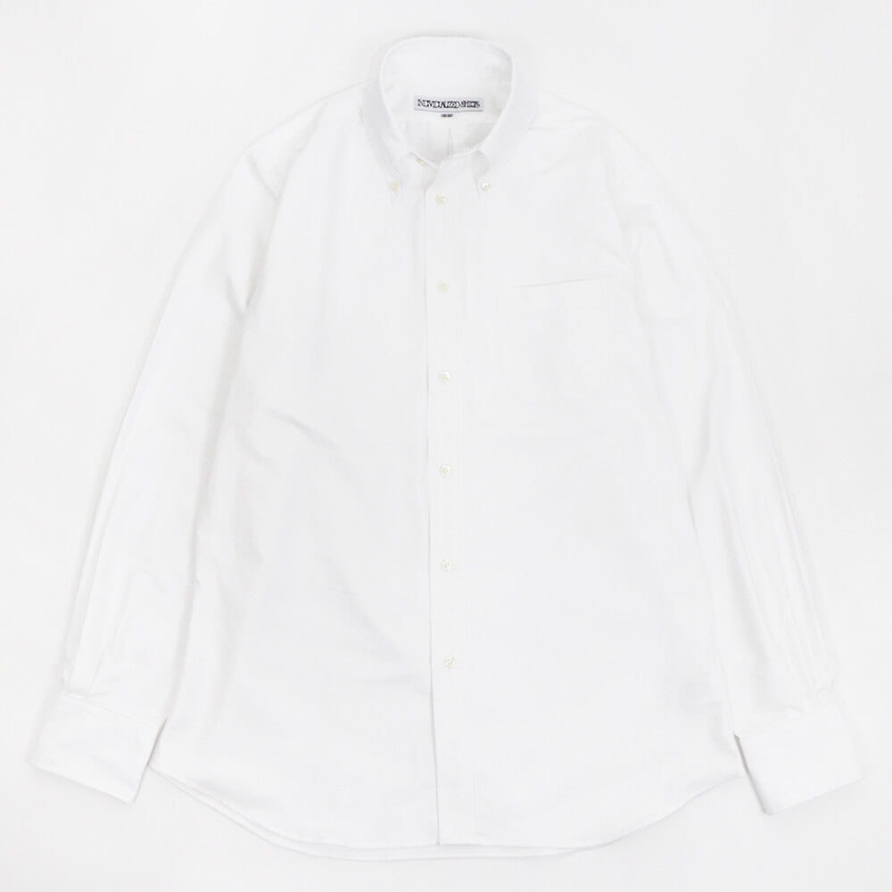 INDIVIDUALIZED SHIRTS（インディヴィジュアライズド シャツ）Giotto 別注 STANDARD FIT スタンダードフィット ボタンダウン コットン ツイル シャツ【ホワイト】国内正規品