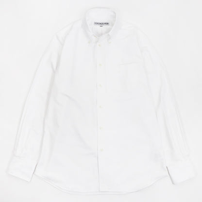 INDIVIDUALIZED SHIRTS（インディヴィジュアライズド シャツ）Giotto 別注 STANDARD FIT スタンダードフィット ボタンダウン コットン ツイル シャツ【ホワイト】国内正規品