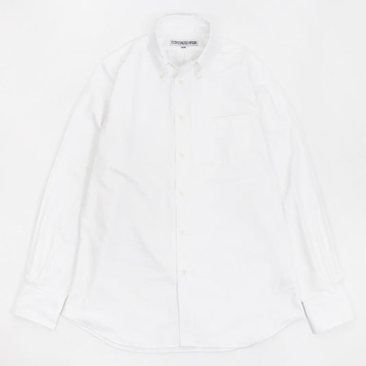 INDIVIDUALIZED SHIRTS（インディヴィジュアライズド シャツ）Giotto 別注 STANDARD FIT スタンダードフィット ボタンダウン コットン ツイル シャツ【ホワイト】国内正規品