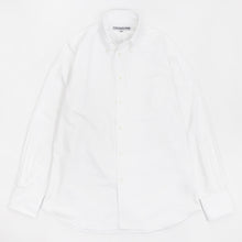 画像をギャラリービューアに読み込む, INDIVIDUALIZED SHIRTS（インディヴィジュアライズド シャツ）Giotto 別注 STANDARD FIT スタンダードフィット ボタンダウン コットン ツイル シャツ【ホワイト】国内正規品
