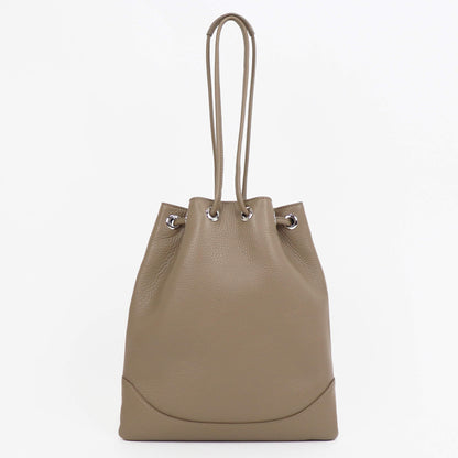 PELLE MORBIDA（ペッレ モルビダ）ドローストリングバッグ【トープ】国内正規品