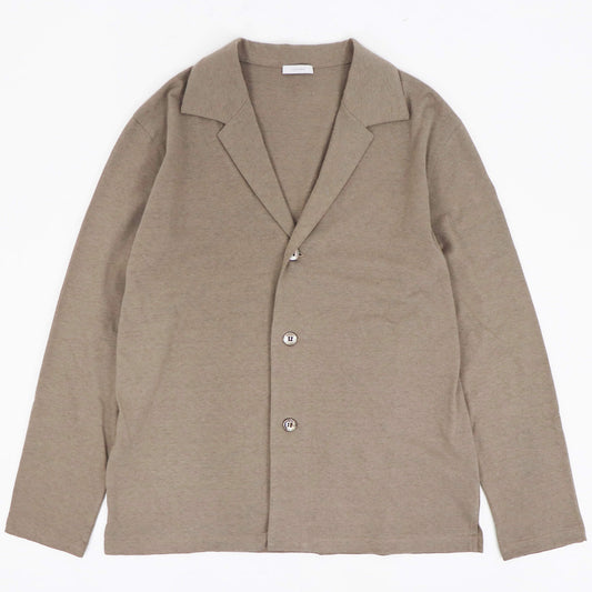 nomiamo（ノミアモ）コットンリネン カットソージャケット【ベージュ】国内正規品