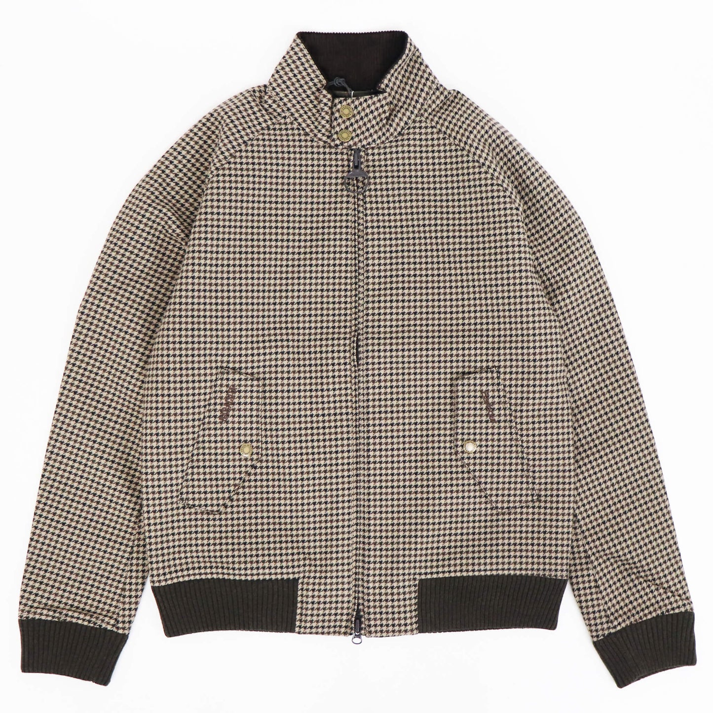 Barbour（バブアー）《Barbour × BARACUTA》Portonシャワープルーフ ブルゾン【ベージュ】国内正規品