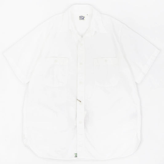 orSlow（オアスロウ）SHORT SLEEVE WHITE CHAMBRAY WORK SHIRT【ホワイト】国内正規品