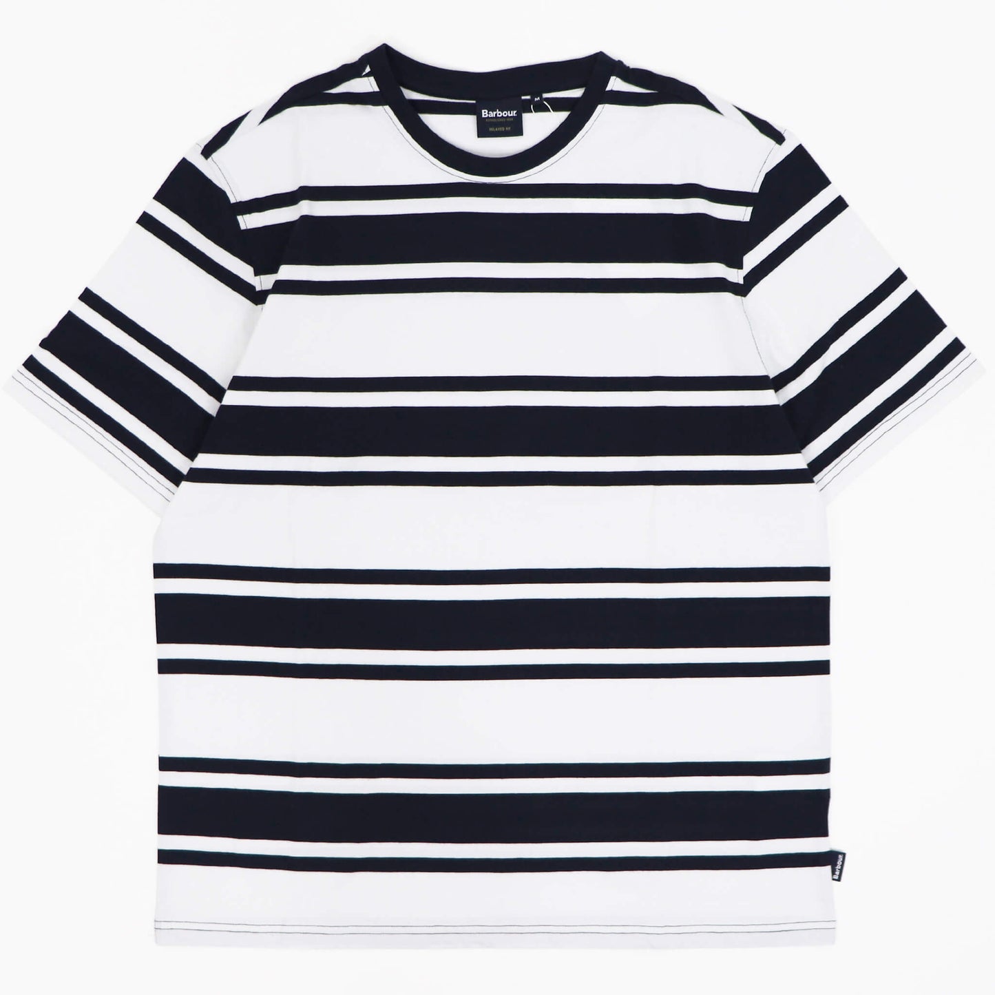 Barbour（バブアー）ボーダー Tシャツ【ホワイト×ネイビー】国内正規品