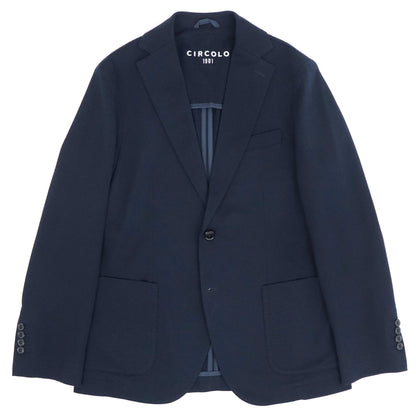 CIRCOLO 1901（チルコロ）コットンストレッチ シングル 2B ジャケット【ネイビー】国内正規品