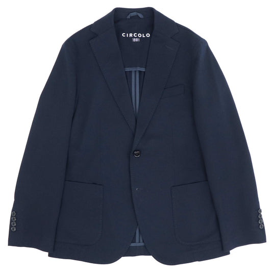 CIRCOLO 1901（チルコロ）コットンストレッチ シングル 2B ジャケット【ネイビー】国内正規品