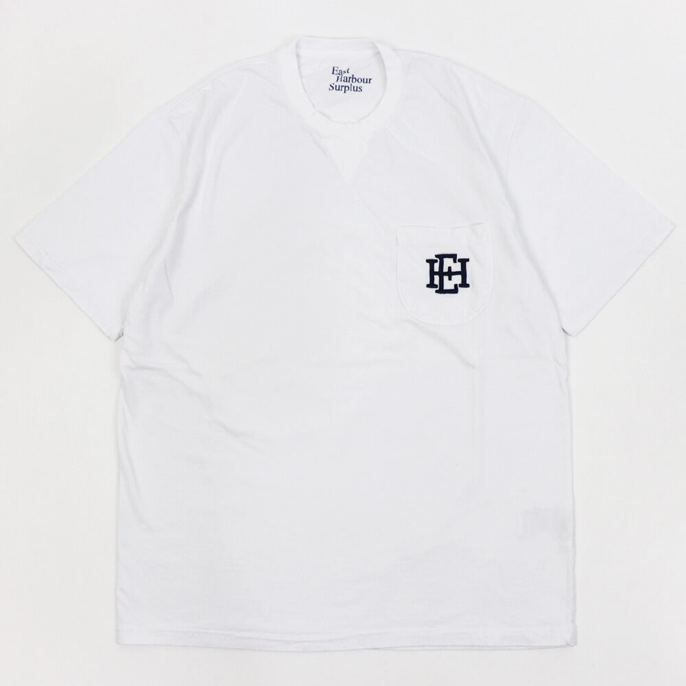 East Harbour Surplus（イースト ハーバー サープラス）コットン Tシャツ【ホワイト】国内正規品