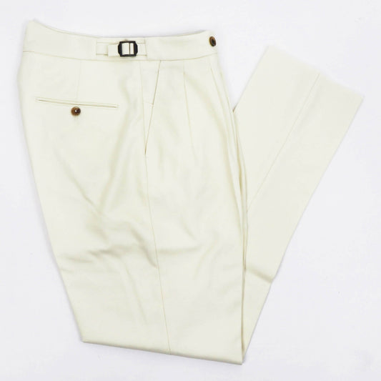 BERWICH（ベルウィッチ）SCOTCH / スコッチ 2プリーツパンツ【ホワイト】国内正規品