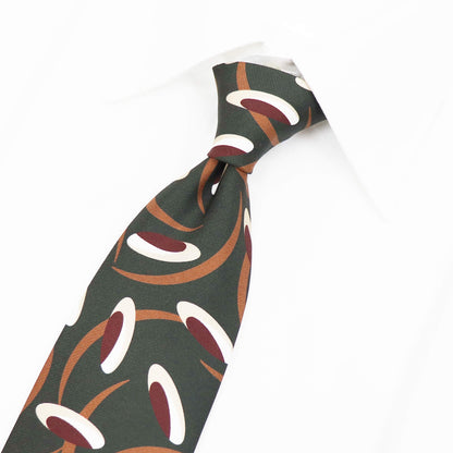 HOLLIDAY&BROWN（ホリデーアンドブラウン）ハンドメイド シルク タイ【カーキ】国内正規品