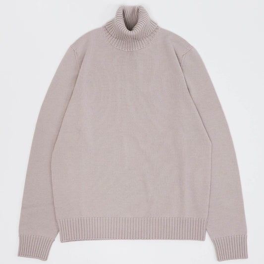 Drumohr（ドルモア）メリノウール 8G タートルネックニット【ライトベージュ】国内正規品