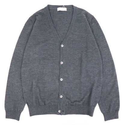 MOONCASTLE（ムーンキャッスル）12G Merino Wool Cardigan 12ゲージ メリノウール カーディガン【ダークグレー】国内正規品