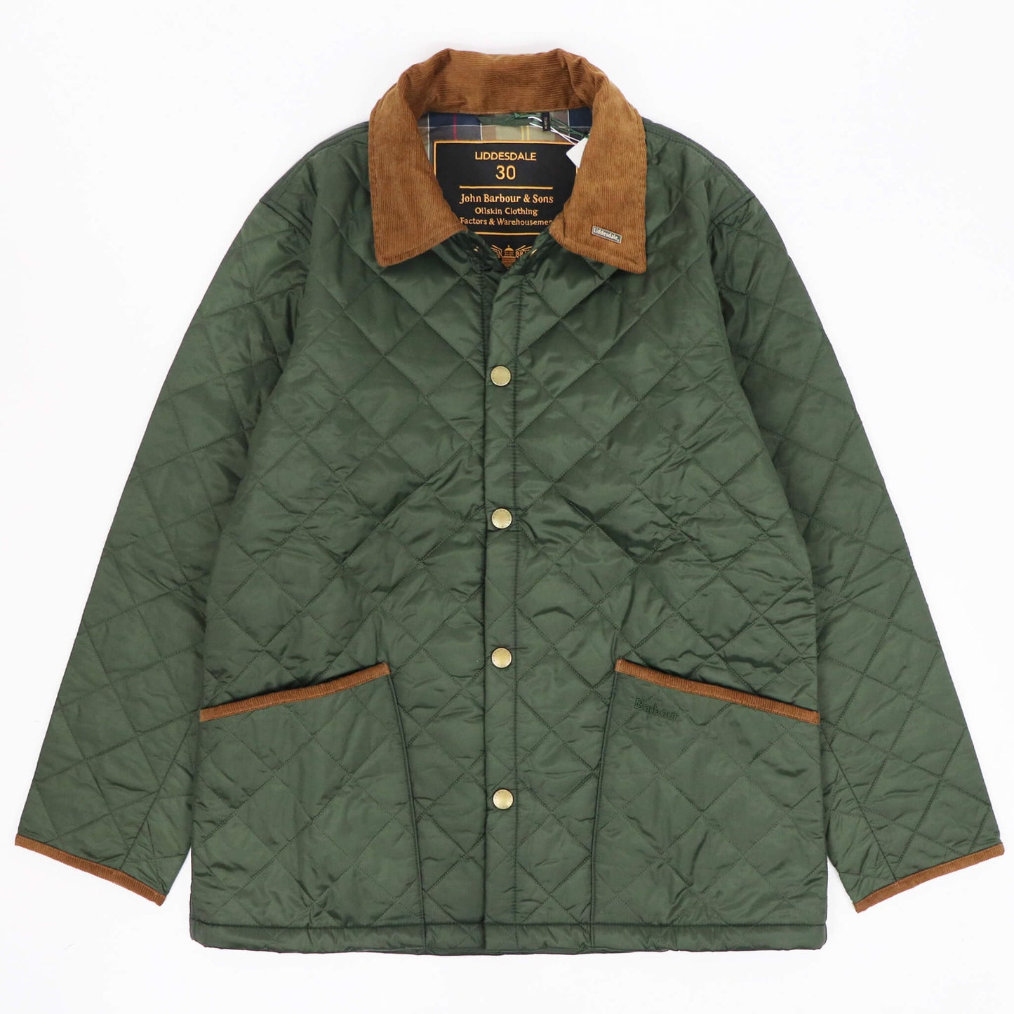 Barbour（バブアー）LIDDESDALE / リデスデイル キルティング ブルゾン【オリーブ】国内正規品