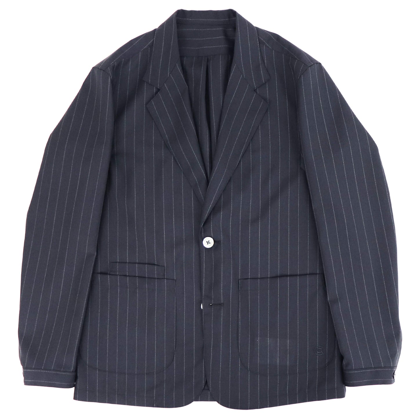 COLONY CLOTHING（コロニークロージング）シャツジャケット シングル【ネイビーストライプ】国内正規品