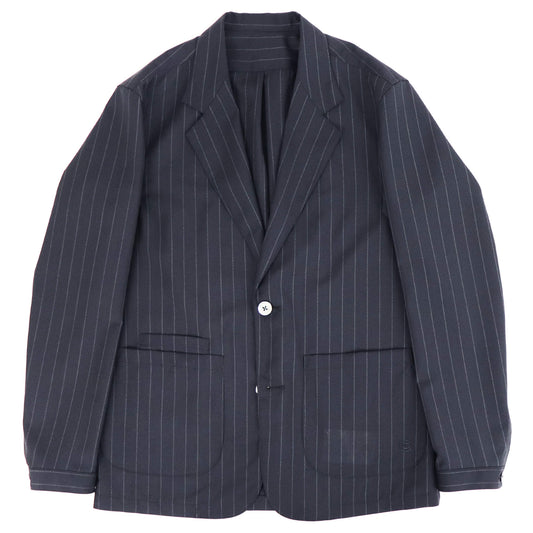 COLONY CLOTHING（コロニークロージング）シャツジャケット シングル【ネイビーストライプ】国内正規品