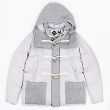 画像をギャラリービューアに読み込む, BBR（ビービーアール）ニットダッフル ダウンブルゾン【ライトグレー】国内正規品
