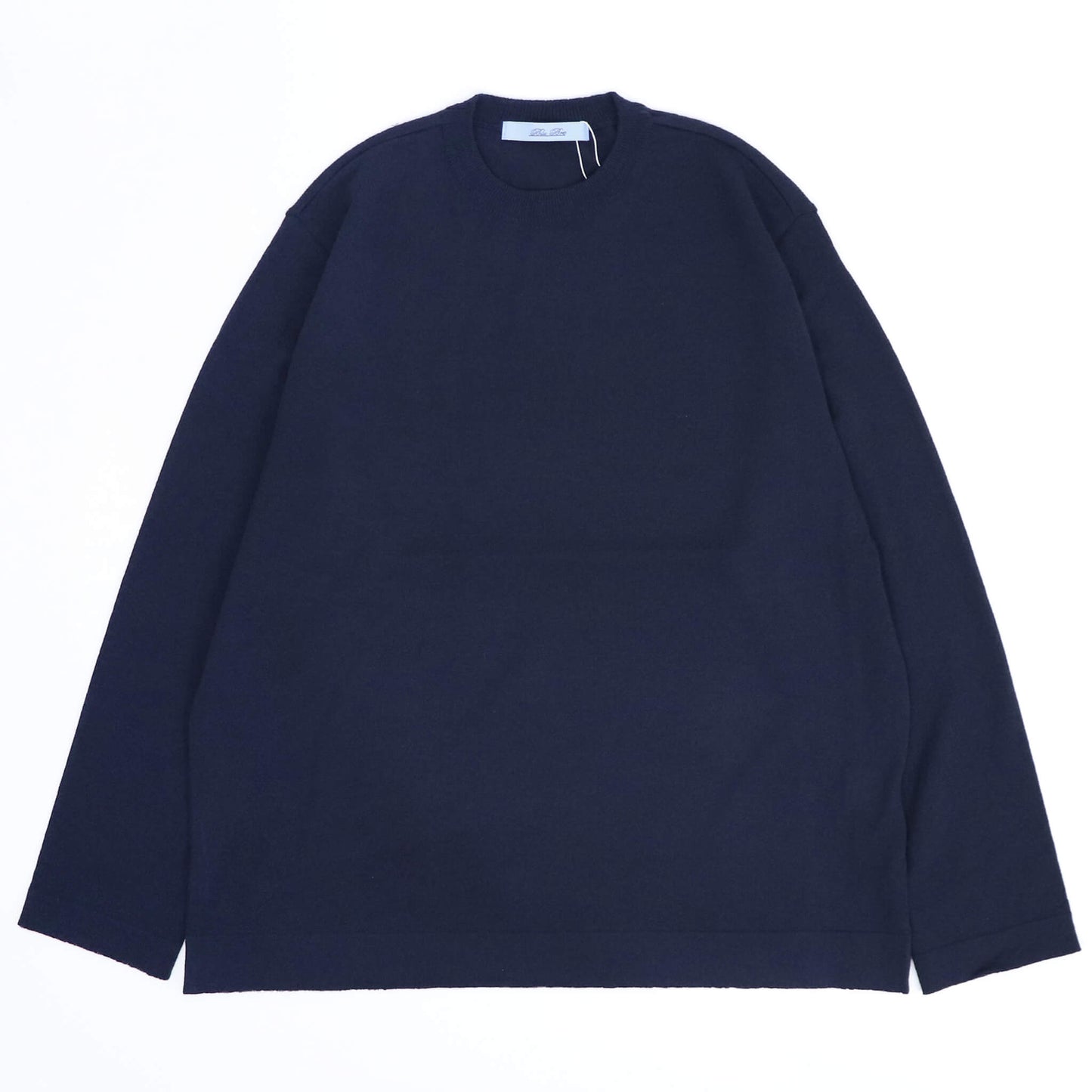 Blu Bre（ブルブレ）ドライタッチウール リラクシーロングスリーブ【ネイビー】国内正規品