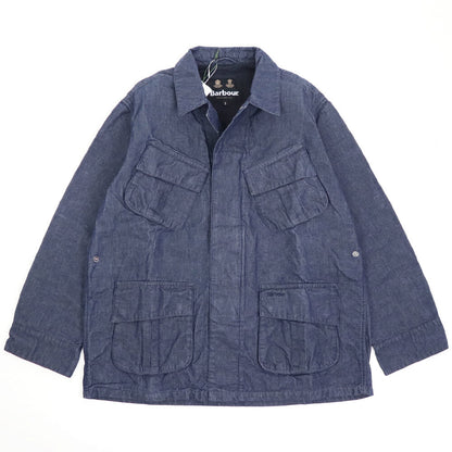 Barbour（バブアー）"Heritage + / ヘリテージ プラス" ジャングル ファティーグ ジャケットデニム ミリタリー【ネイビー】国内正規品