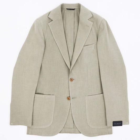 Errico Formicola（エリコ フォルミコラ）ANDREA リネンコットン２Bottonジャケット【ベージュ】国内正規品